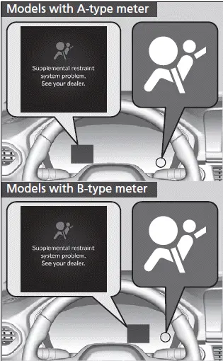 Airbags / Airbag System Indicators - Honda Pilot 2023-2024