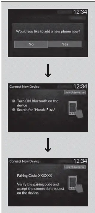 Phone Setup - 2023-2024 Honda Pilot