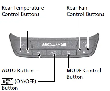 2023-2024 Honda Pilot - Rear Climate Control