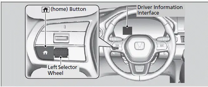 Gauges and Displays / Driver Attention Monitor - Honda Pilot 2023