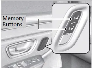 Recalling the Stored Position - Honda Pilot 2023