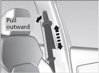 Adjusting the Shoulder Anchor - Honda Pilot 2023