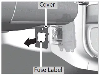 Passenger's Side Interior Fuse Box | 2023-2024 Honda Pilot