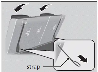 2023 Honda Pilot - Seats / Folding Down the Third Row Outer Head Restraint