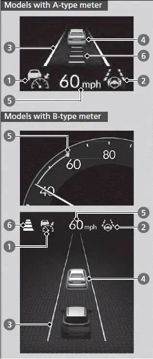 Honda Sensing / Gauge Content | Honda Pilot 2023