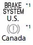 Parking Brake and Brake System Indicator (Amber) - Honda Pilot 2023