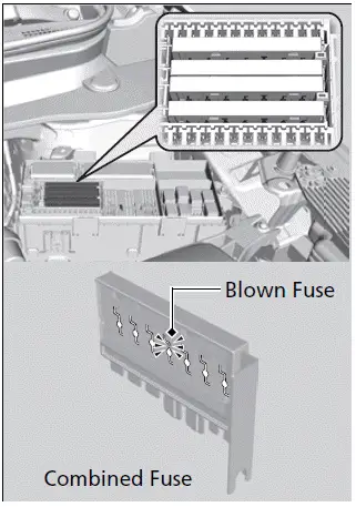 Fuses / Replacing a fuse | 2023-2024 Honda Pilot