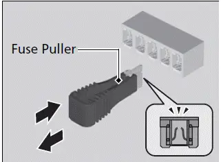 Fuses / Check the combined fuses | 2023-2024 Honda Pilot