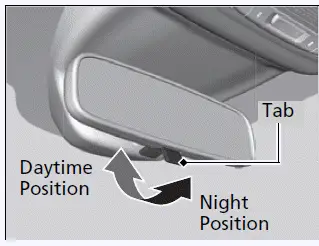 Mirrors / Rearview Mirror with Day and Night Positions - Honda Pilot 2023