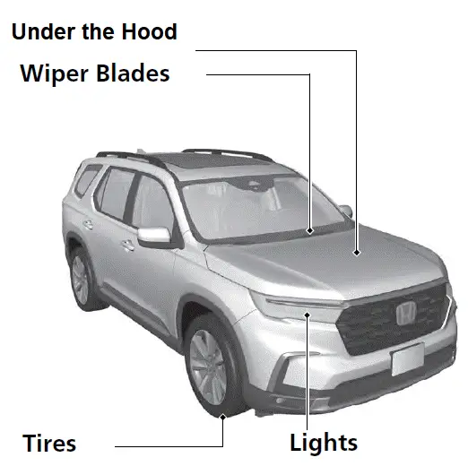 Maintenance - Under the Hood - Honda Pilot