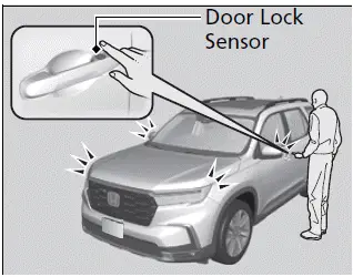 Honda Pilot 2023 - Locking and Unlocking the Doors