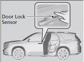 Honda Pilot 2023 - Locking the doors and tailgate (lock presetting)