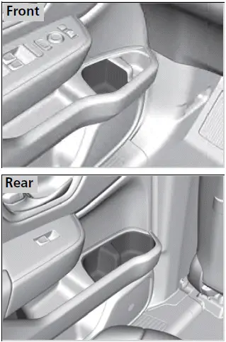 2023 Honda Pilot - Front seat beverage holders