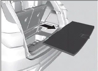 2023 Honda Pilot - Storing items on the lid (lowered position)