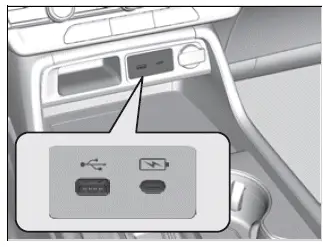 Audio System / USB Ports - 2023 Honda Pilot