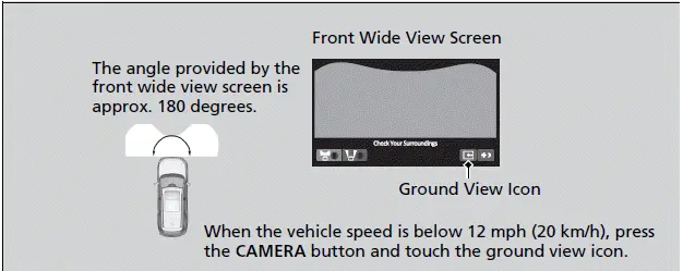 Checking from the front wide view at intersections | Honda Pilot 2023