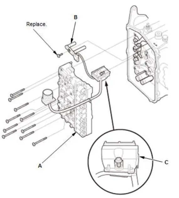 Honda Pilot. Remove, Install, Replace, Check info