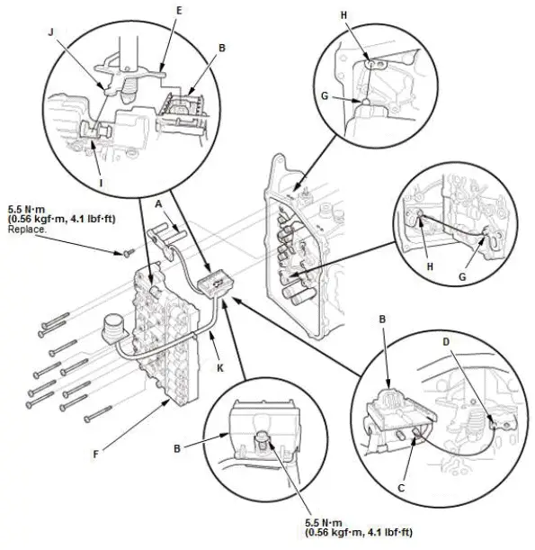 Honda Pilot. Remove, Install, Replace, Check info