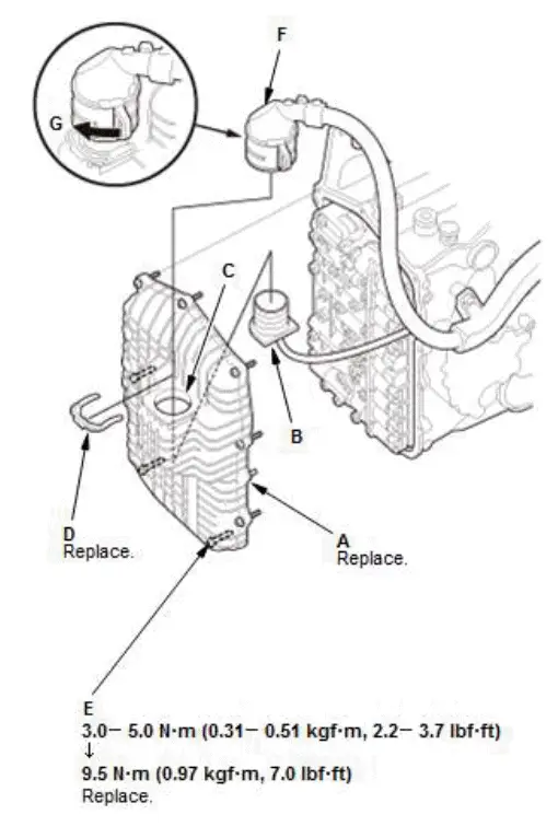 Honda Pilot. Remove, Install, Replace, Check info