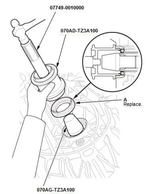 Honda Pilot. Remove, Install, Replace, Check info