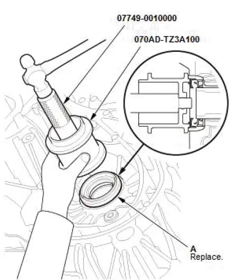 Honda Pilot. Remove, Install, Replace, Check info