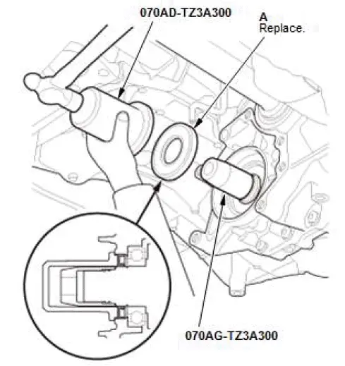 Honda Pilot. Remove, Install, Replace, Check info