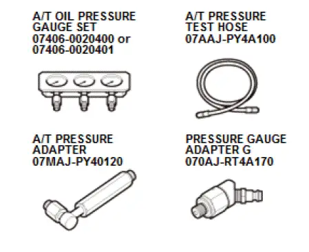 Honda Pilot. Parts Test Info