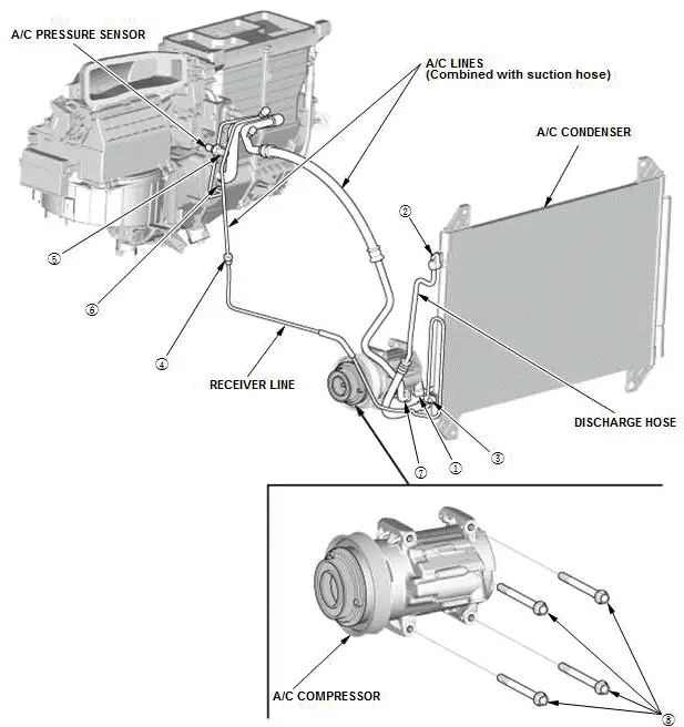 Honda Pilot. Remove, Install, Replace, Check info