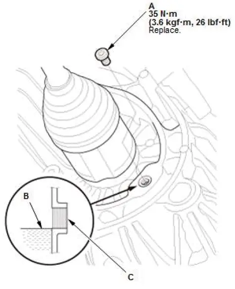 Honda Pilot. Remove, Install, Replace, Check info