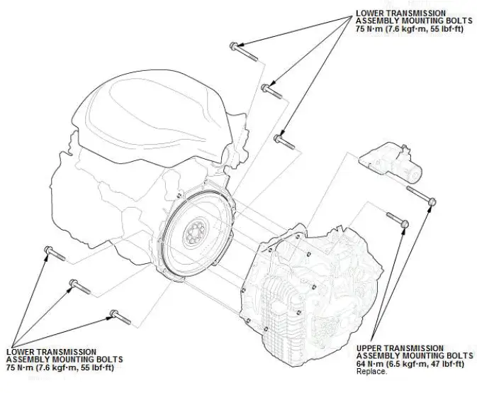 Honda Pilot. Remove, Install, Replace, Check info