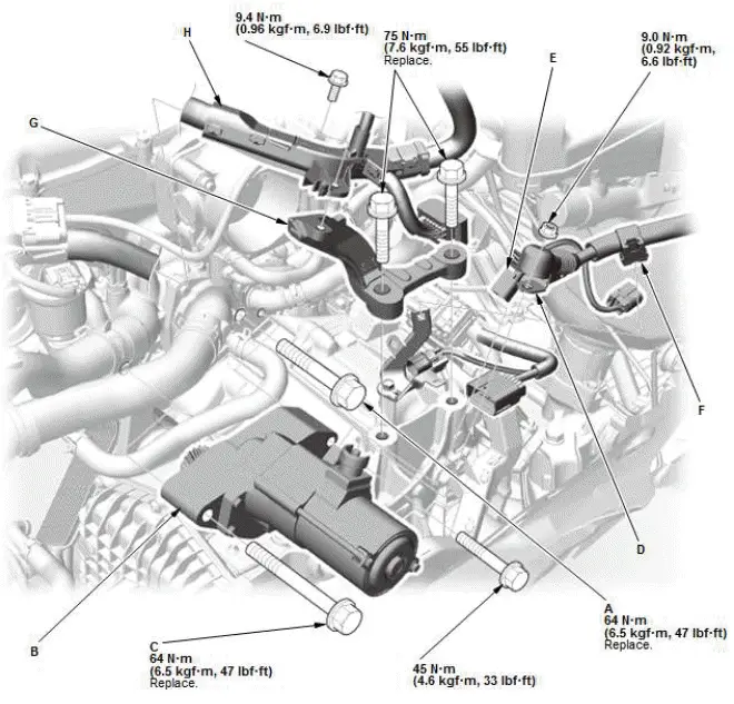 Honda Pilot. Remove, Install, Replace, Check info