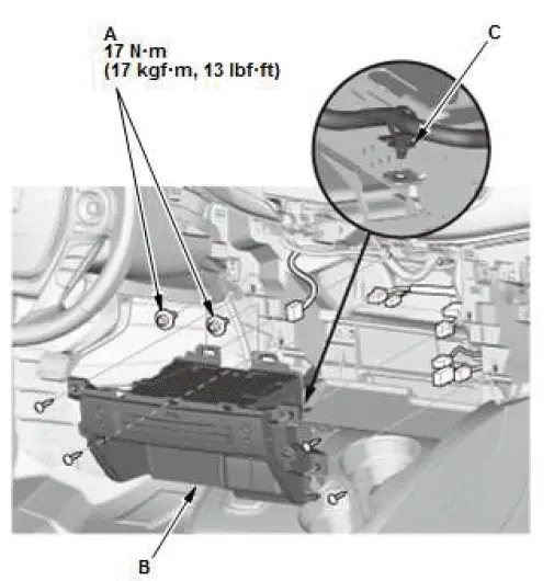 Honda Pilot. Remove, Install, Replace, Check info