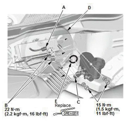 Honda Pilot. Remove, Install, Replace, Check info