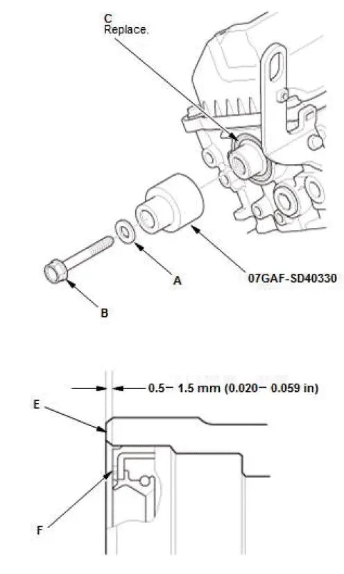 Honda Pilot. Remove, Install, Replace, Check info