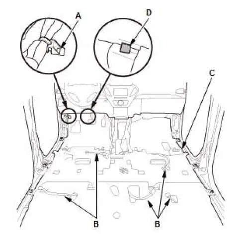 Honda Pilot. Remove, Install, Replace, Check info