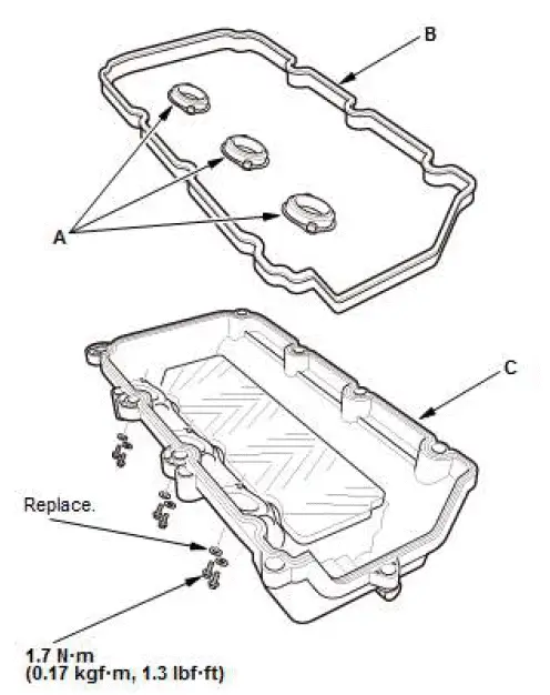 Honda Pilot. Remove, Install, Replace, Check info