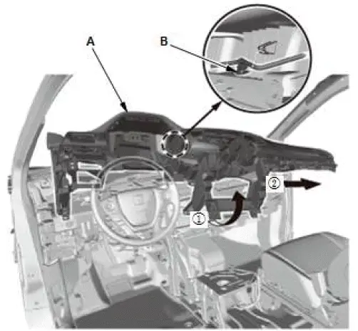 Honda Pilot. Remove, Install, Replace, Check info