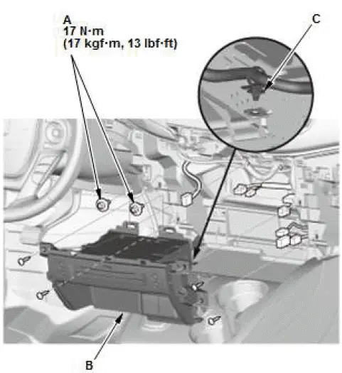 Honda Pilot. Remove, Install, Replace, Check info