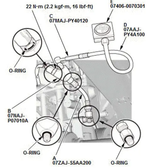 Honda Pilot. Parts Test Info