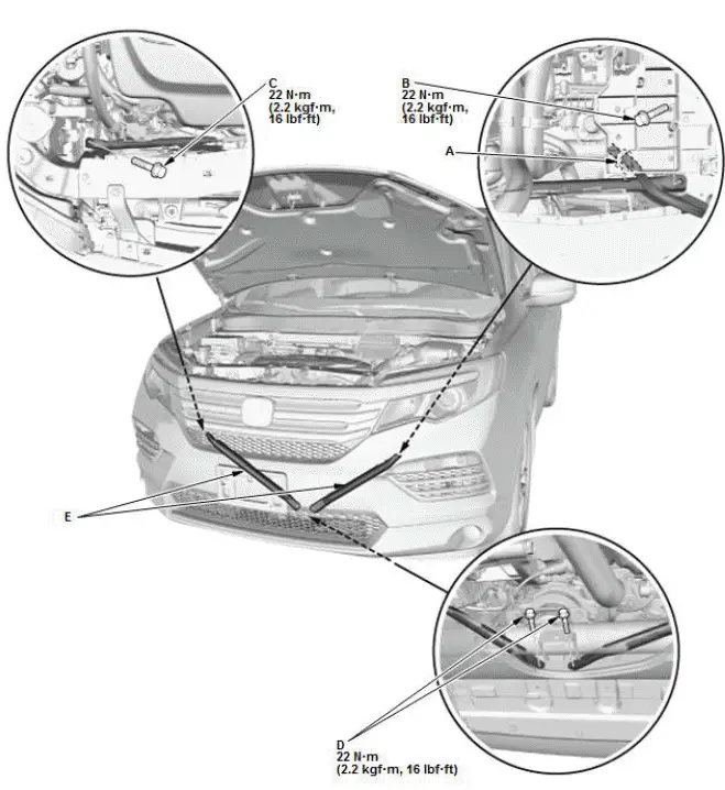 Honda Pilot. Remove, Install, Replace, Check info