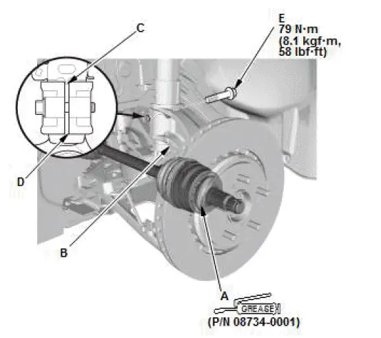 Honda Pilot. Remove, Install, Replace, Check info