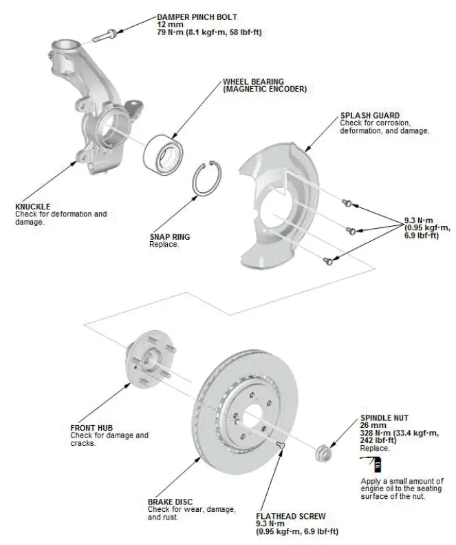 Honda Pilot. Remove, Install, Replace, Check info