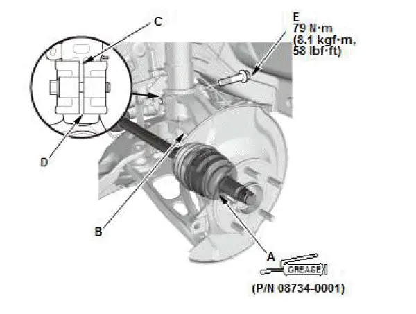 Honda Pilot. Remove, Install, Replace, Check info