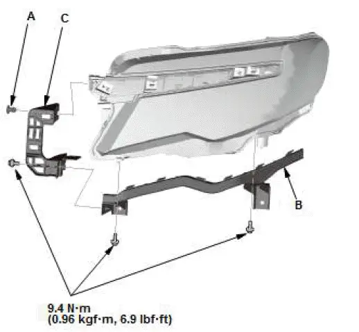 Honda Pilot. Remove, Install, Replace, Check info