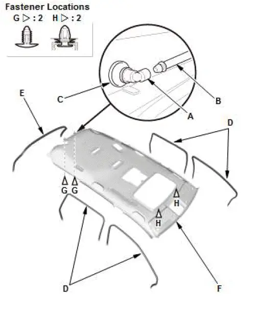 Honda Pilot. Remove, Install, Replace, Check info