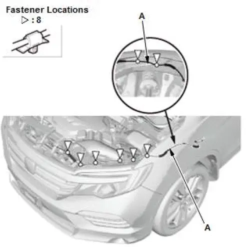 Honda Pilot. Remove, Install, Replace, Check info