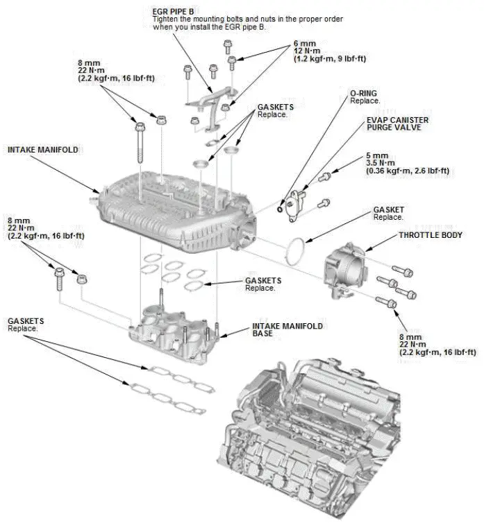 Honda Pilot. Remove, Install, Replace, Check info