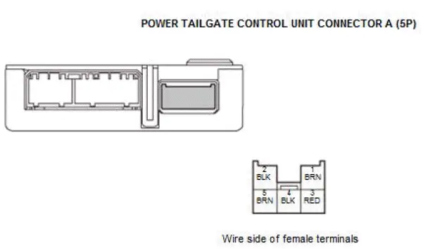 Honda Pilot. Connector input and output Info