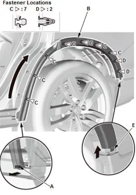 Honda Pilot. Remove, Install, Replace, Check info