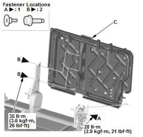Honda Pilot. Remove, Install, Replace, Check info